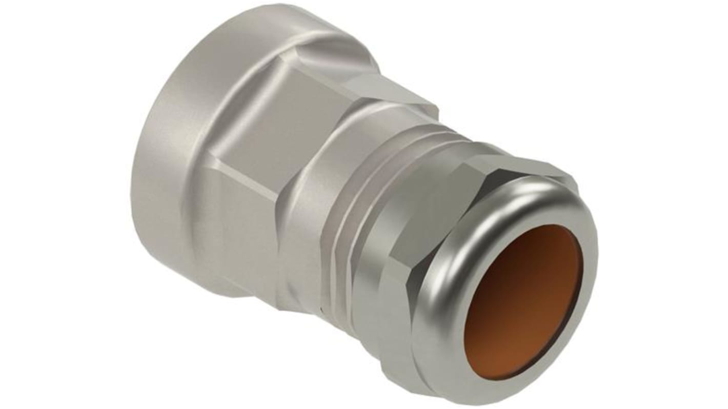 HARTING, HARTING ICCSize 17 → 20.5mm Straight Backshell, For Use With Cable Gland