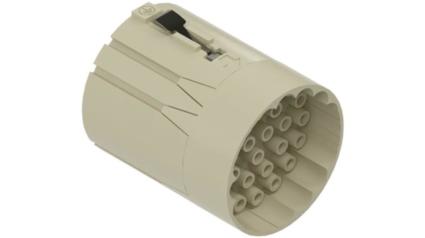 HARTING Male Connector Insert 28 Way for use with Circular Connector
