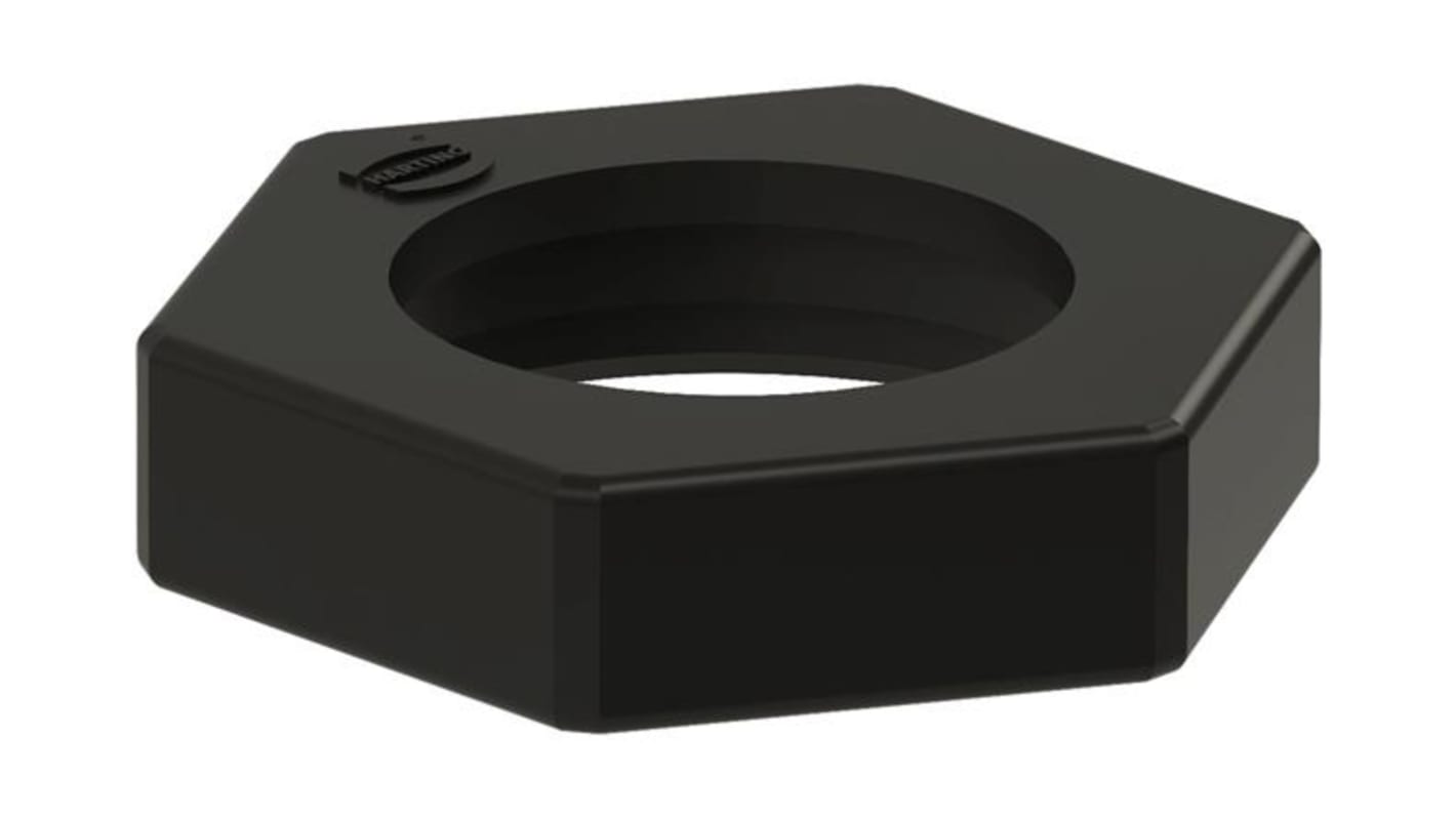 HARTING Black Nut for use with Circular Connectors