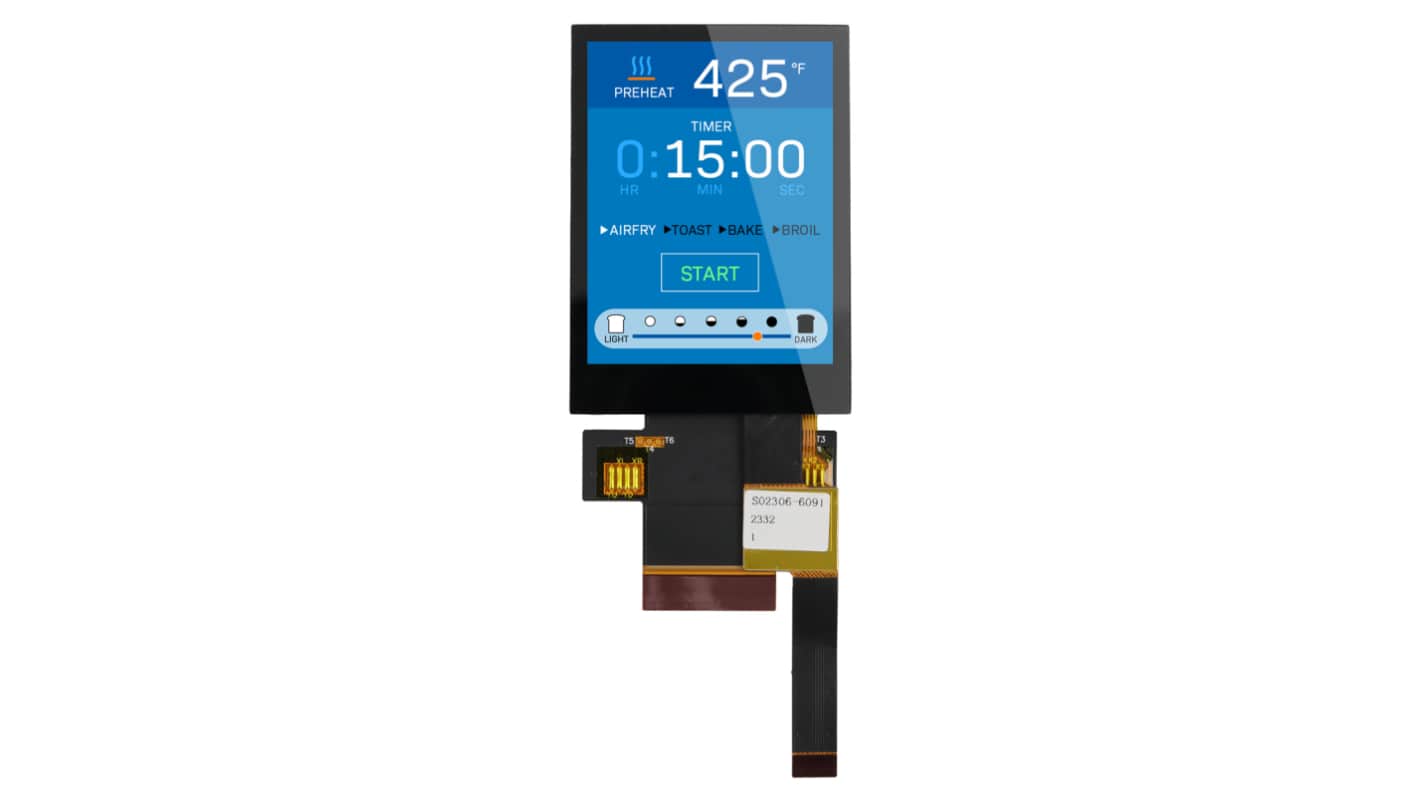 NEWHAVEN DISPLAY INTERNATIONAL NHD-2.4-240320AF-CTXP-CTP IPS TFT TFT LCD Display / Touch Screen, 2.4in QVGA, 240 x