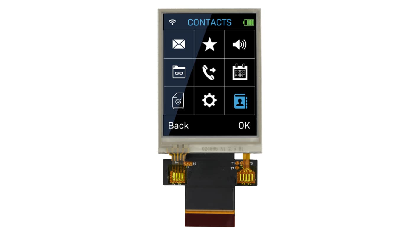NEWHAVEN DISPLAY INTERNATIONAL NHD-2.4-240320AF-CTXP-T IPS TFT TFT LCD Display / Touch Screen, 2.4in QVGA, 240 x
