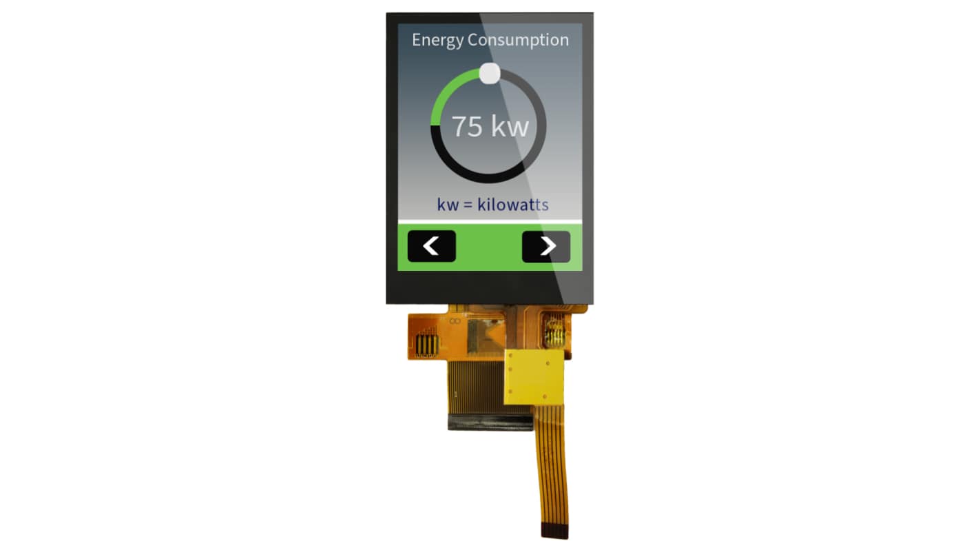 NEWHAVEN DISPLAY INTERNATIONAL NHD-2.8-240320AF-CSXP-FCTP IPS TFT TFT LCD Display / Touch Screen, 2.8in QVGA, 240 x