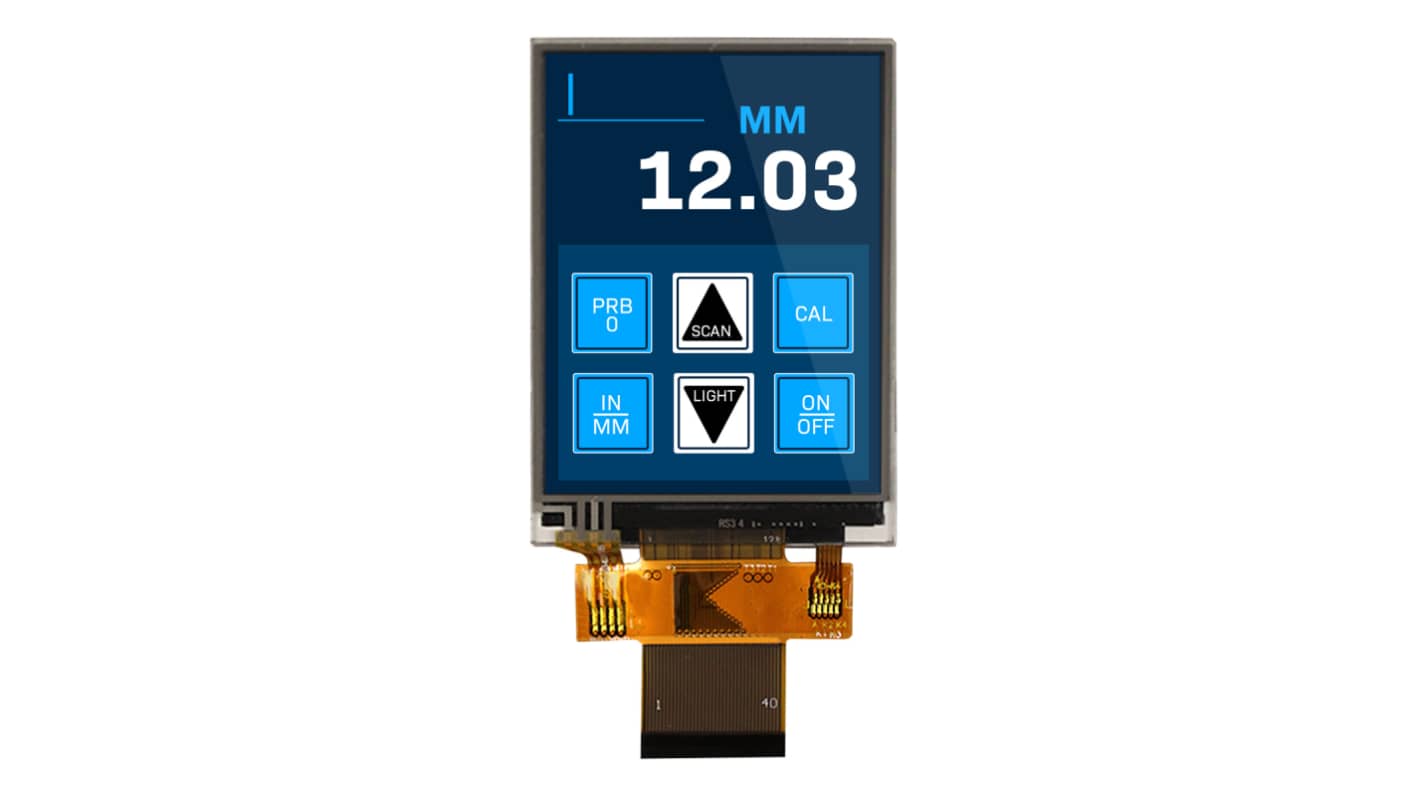 NEWHAVEN DISPLAY INTERNATIONAL TFT 液晶ディスプレイ 2.8インチ IPS TFT あり 240 x 320pixels