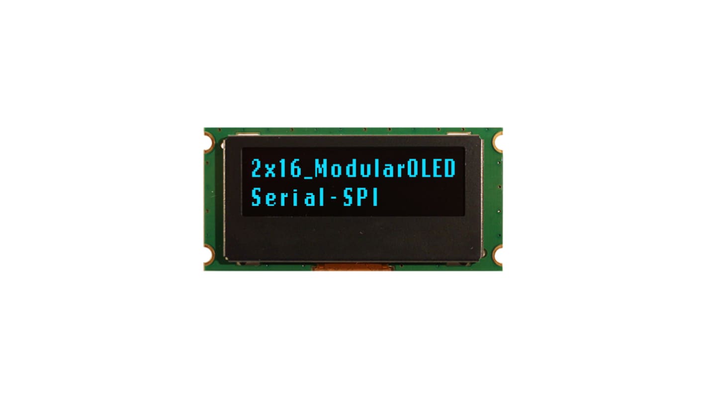 NEWHAVEN DISPLAY INTERNATIONAL 1.39in Blue Passive matrix OLED Display PCB Mount SPI Interface
