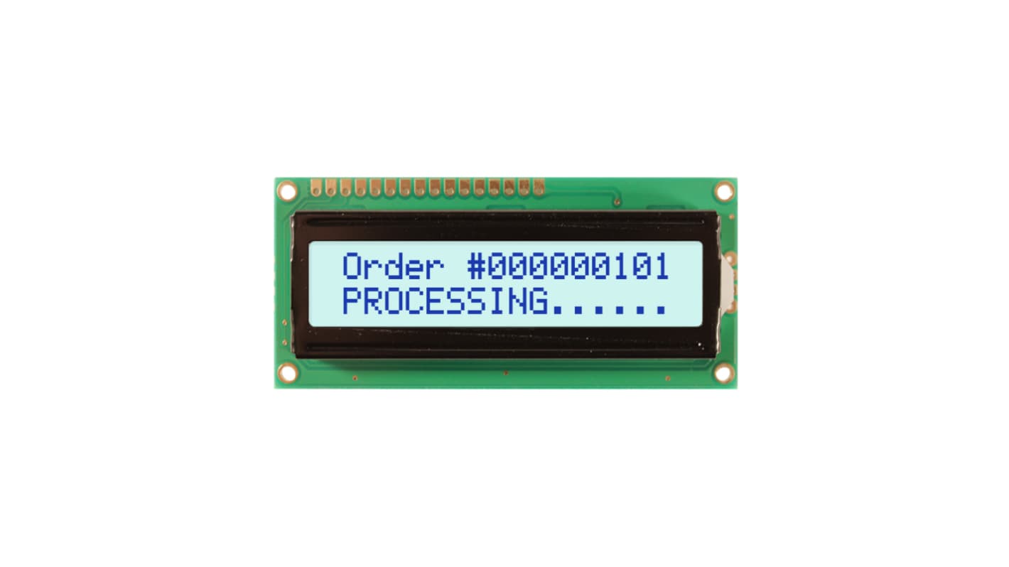 Display alfanumerico LCD NEWHAVEN DISPLAY INTERNATIONAL, Alfanumerico, 2x16 caratteri