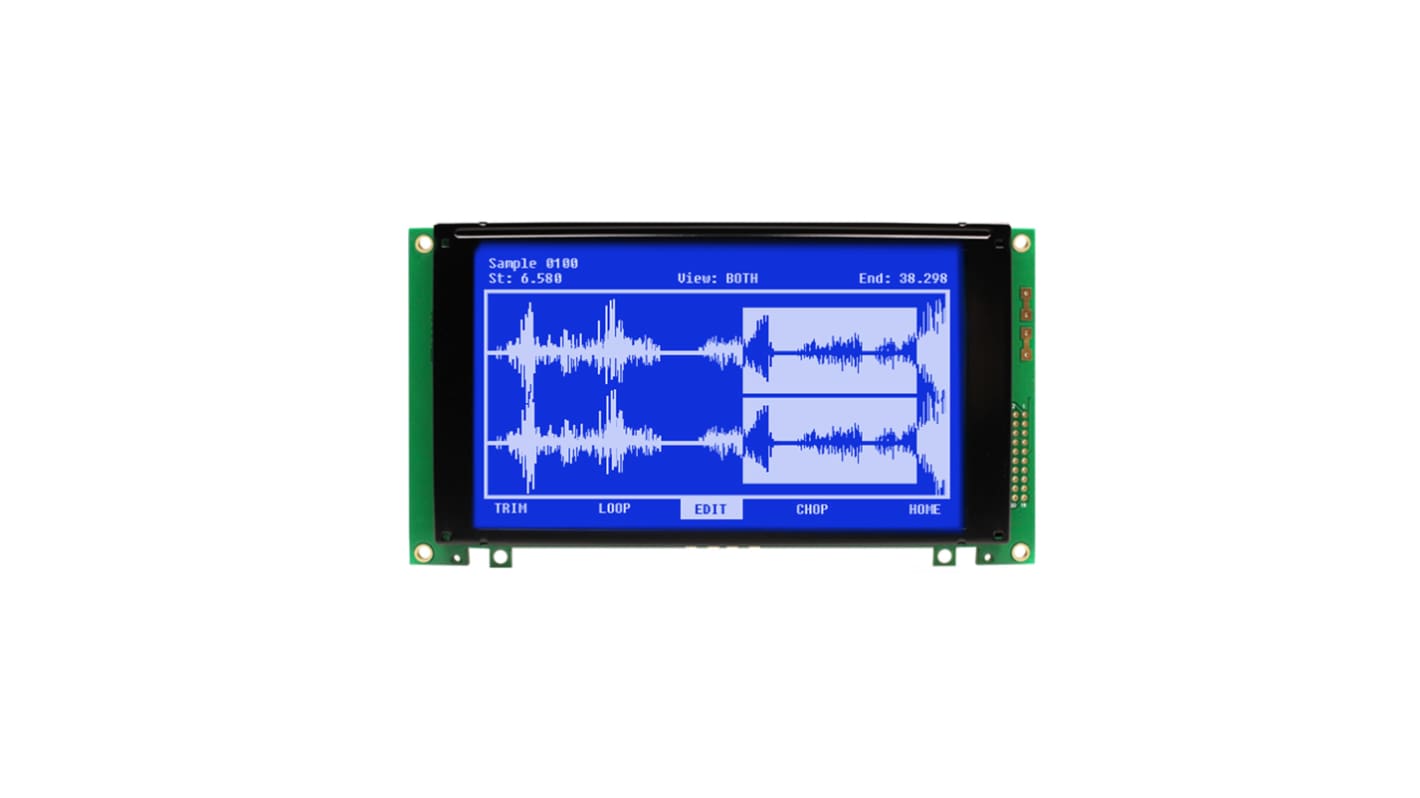 Display gráfico LCD gráfico NEWHAVEN DISPLAY INTERNATIONAL, transmisivo, 240 x 128pixels