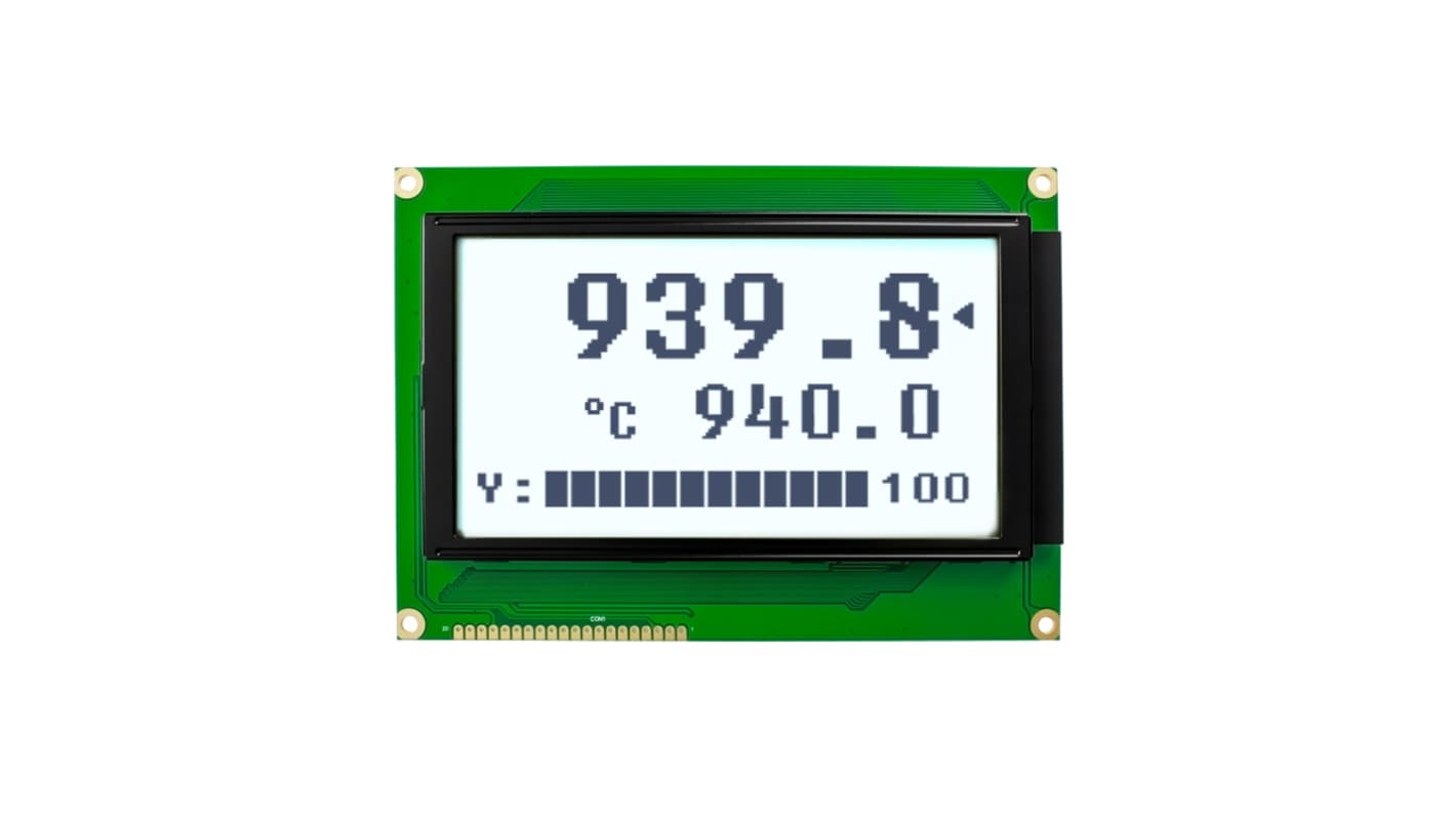 NEWHAVEN DISPLAY INTERNATIONAL NHD-240128WG-BTFH-VZ# Graphic LCD Graphic Display, White on White, Transflective