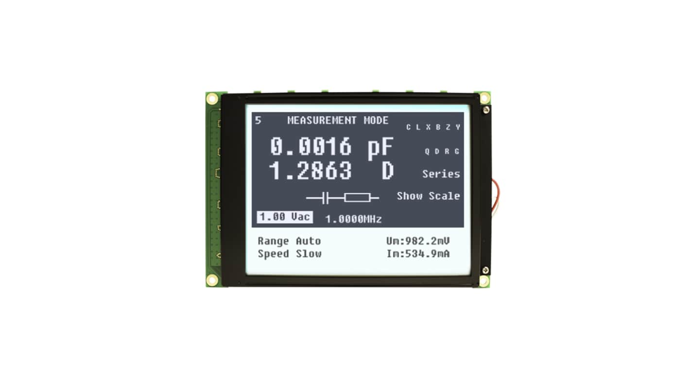 NEWHAVEN DISPLAY INTERNATIONAL NHD-320240WG-BoTFH-VZ# Graphic LCD Graphic Display, White on, Transflective