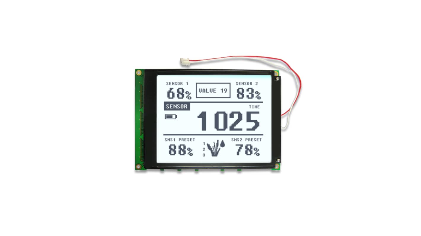 NEWHAVEN DISPLAY INTERNATIONAL NHD-320240WG-BxTFH-VZ# Graphic LCD Graphic Display, White on, Transflective