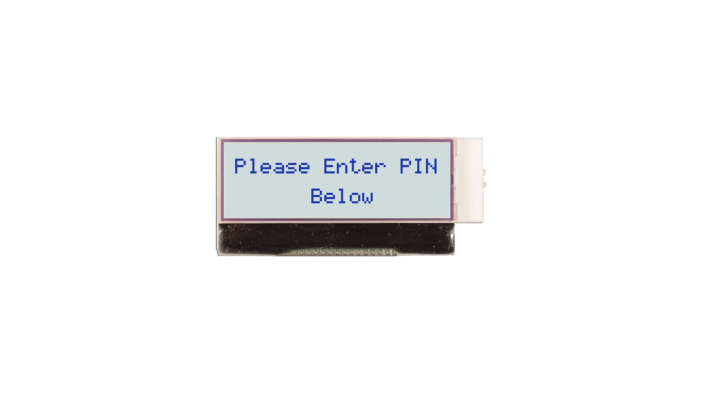 NEWHAVEN DISPLAY INTERNATIONAL NHD-C0216CU-FSW-GBW-3V3 NHD-C0216CU Alphanumeric LCD Alphanumeric Display, White on