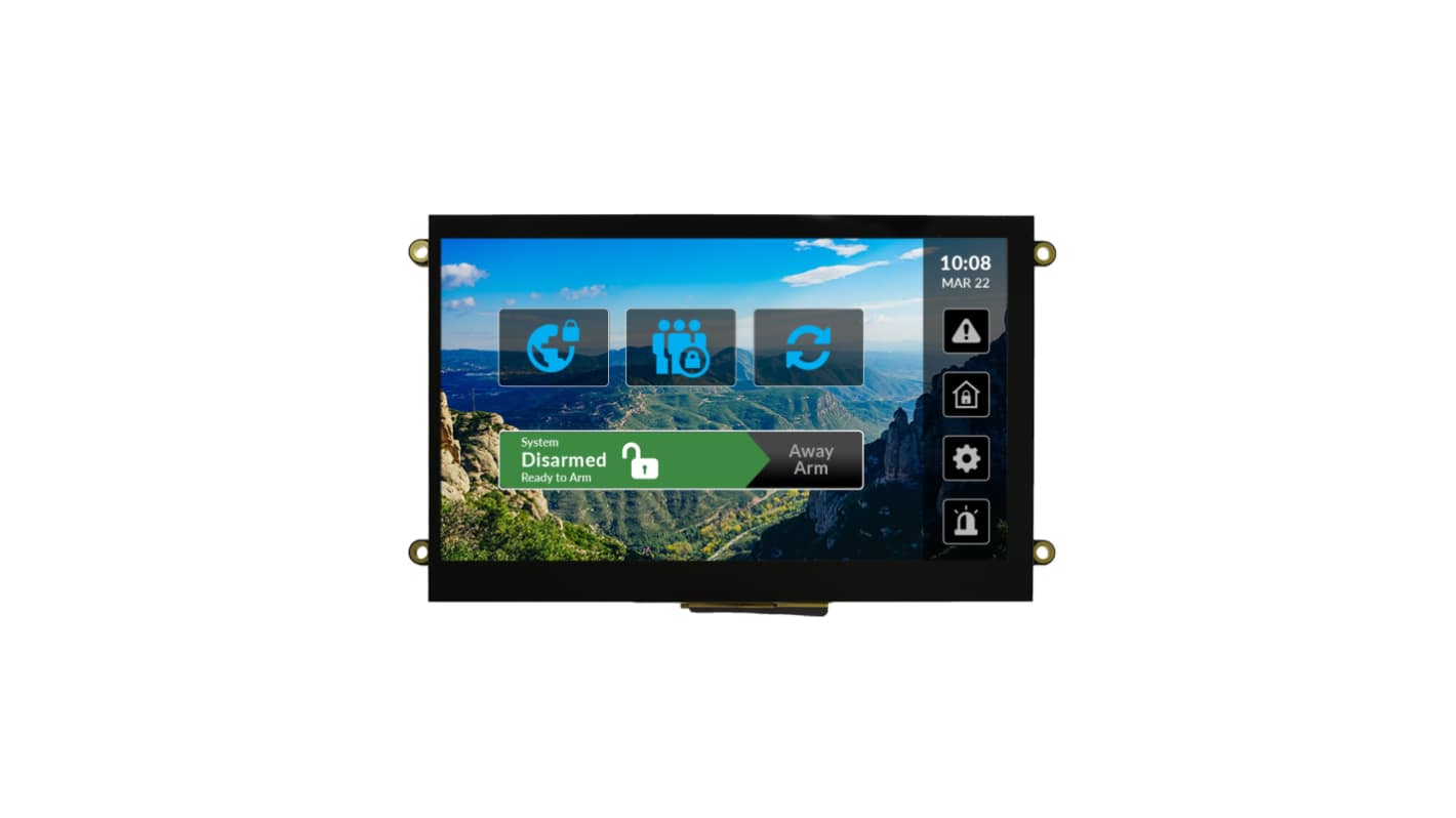 NEWHAVEN DISPLAY INTERNATIONAL NHD-7.0-HDMI-N-RSXN-CTU TFT TFT LCD Display / Touch Screen, 7in WVGA, 800 x 480pixels