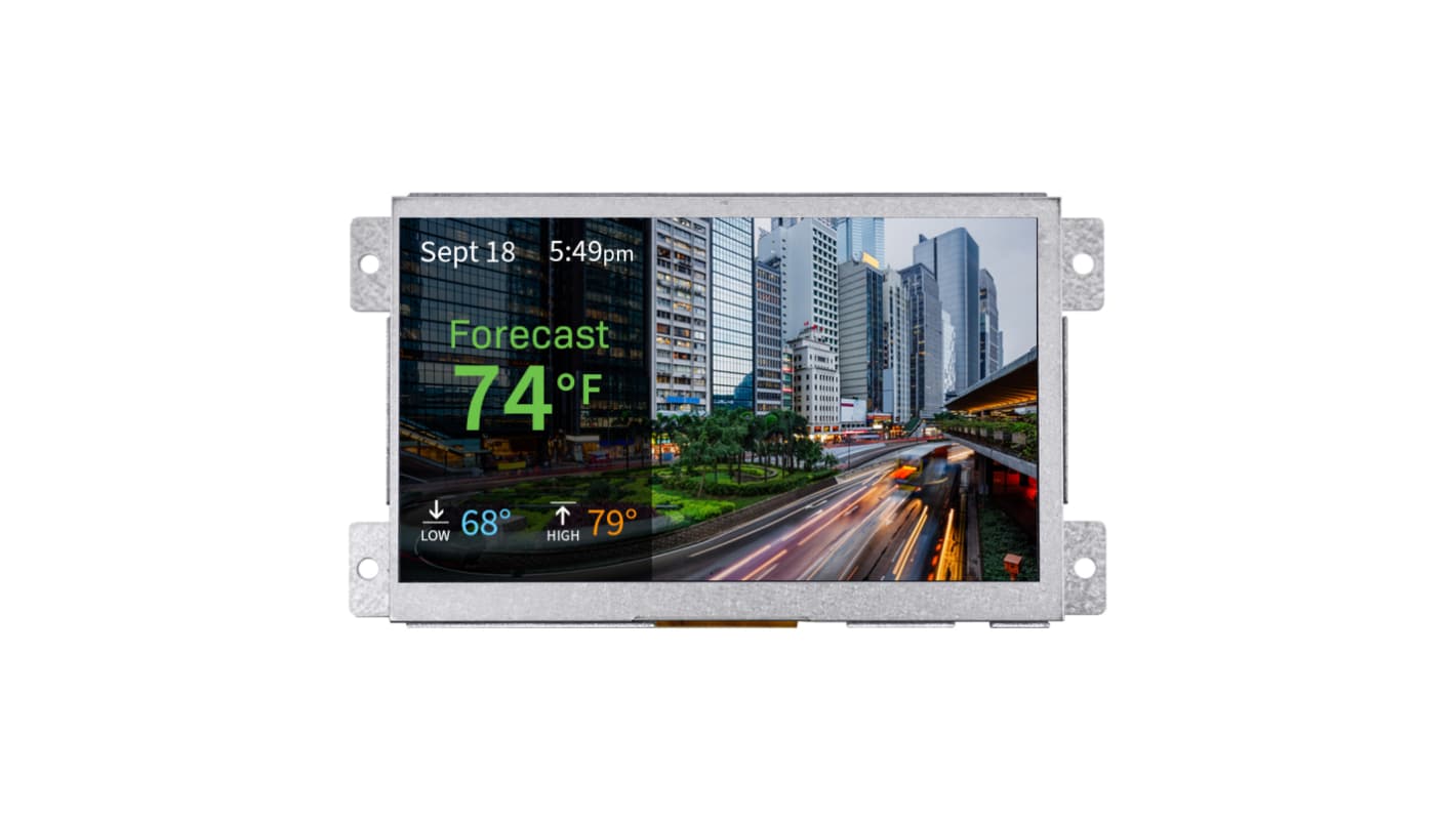 NEWHAVEN DISPLAY INTERNATIONAL NHD-7.0-HDMI-HR-RSXP IPS TFT TFT LCD Display, 7in WSVGA, 1024 x 600pixels