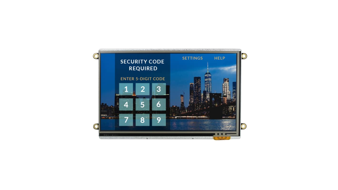 NEWHAVEN DISPLAY INTERNATIONAL NHD-7.0-800480FT-CSXV-T TFT TFT LCD Display / Touch Screen, 7in WVGA, 800 x 480pixels