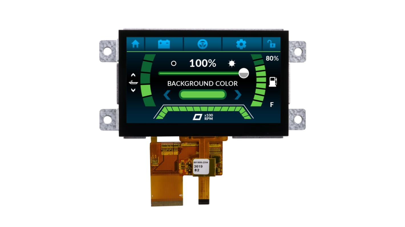 NEWHAVEN DISPLAY INTERNATIONAL TFT 液晶ディスプレイ 4.3インチ IPS TFT あり 800 x 480pixels
