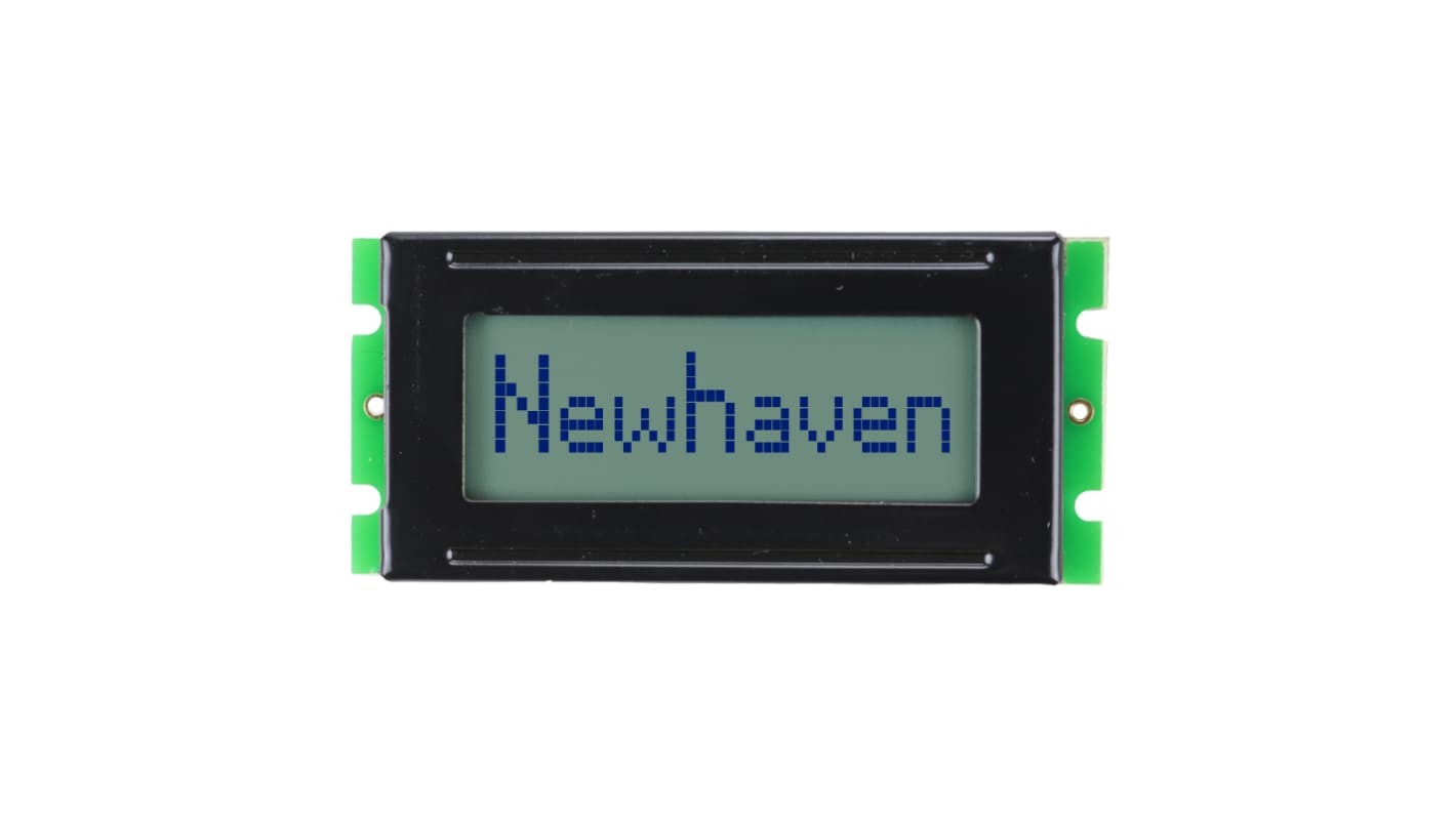 NEWHAVEN DISPLAY INTERNATIONAL NHD-0108BZ-RN-GBW Alphanumeric LCD Alphanumeric Display Grey, 1 Row by 8 Characters,