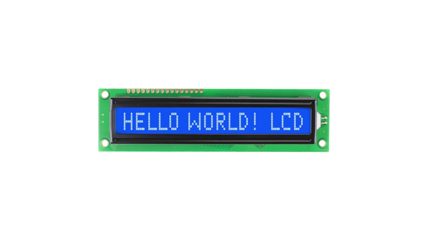 NEWHAVEN DISPLAY INTERNATIONAL 段码显示屏, 1行16个字符, 字符高9.7mm