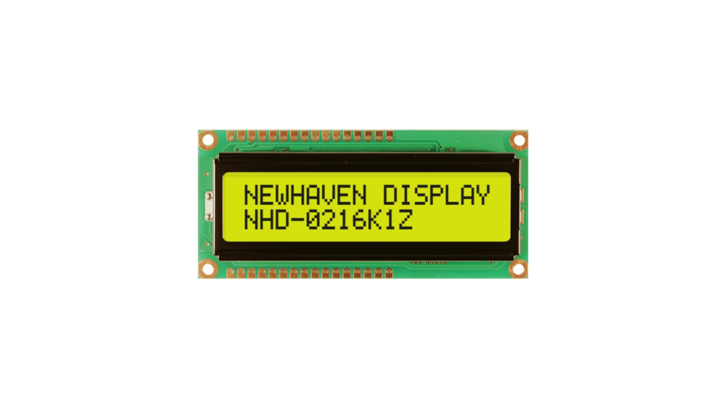 Display alfanumerico LCD NEWHAVEN DISPLAY INTERNATIONAL, Alfanumerico, 2x16 caratteri