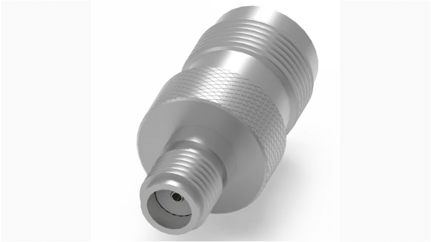 Koaxiális adapter Vízszintes, Jack dugó → Jack dugó, 18GHz