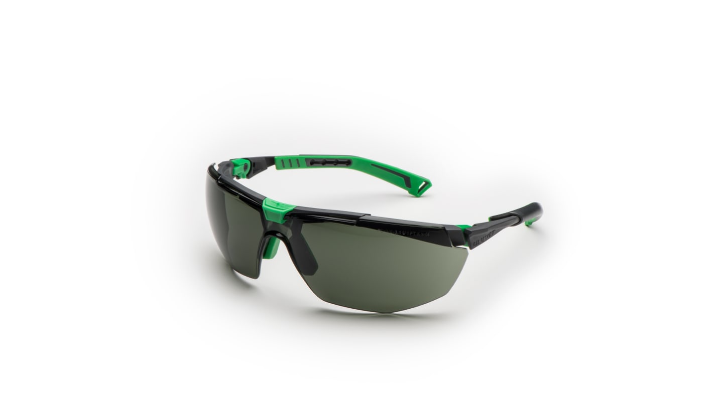 Univet 5X1 Anti-Mist UV Safety Glasses, Grey Polycarbonate Lens