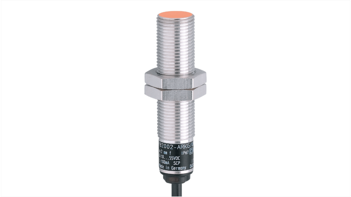 Rs-Online Sensore di prossimità induttivo Cilindro filettato ifm electronic M12 rilevamento 2 mm 10 → 55 V dc