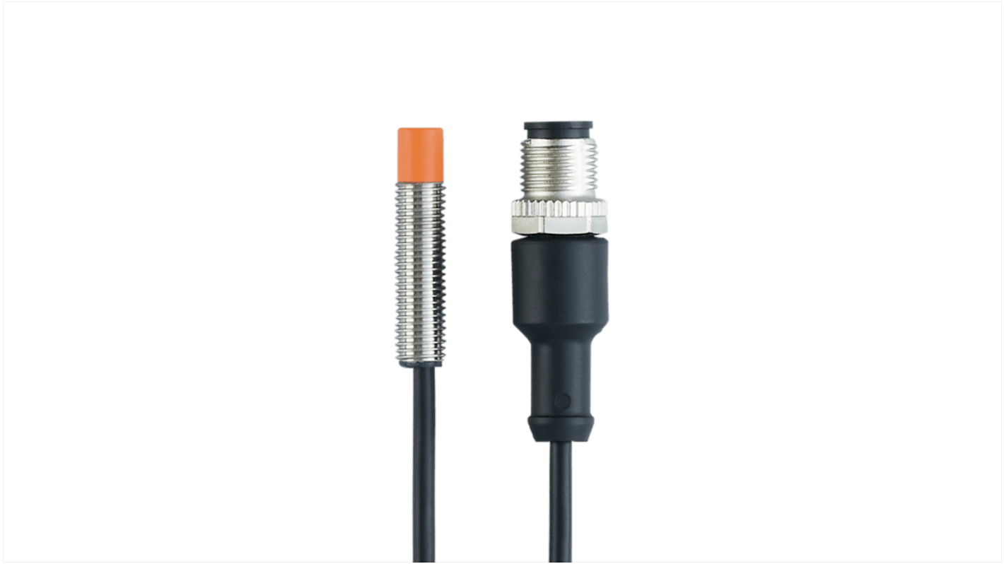 Rs-Online Sensore di prossimità induttivo Cilindro filettato ifm electronic M8 rilevamento 5 mm 10 → 30 V CC