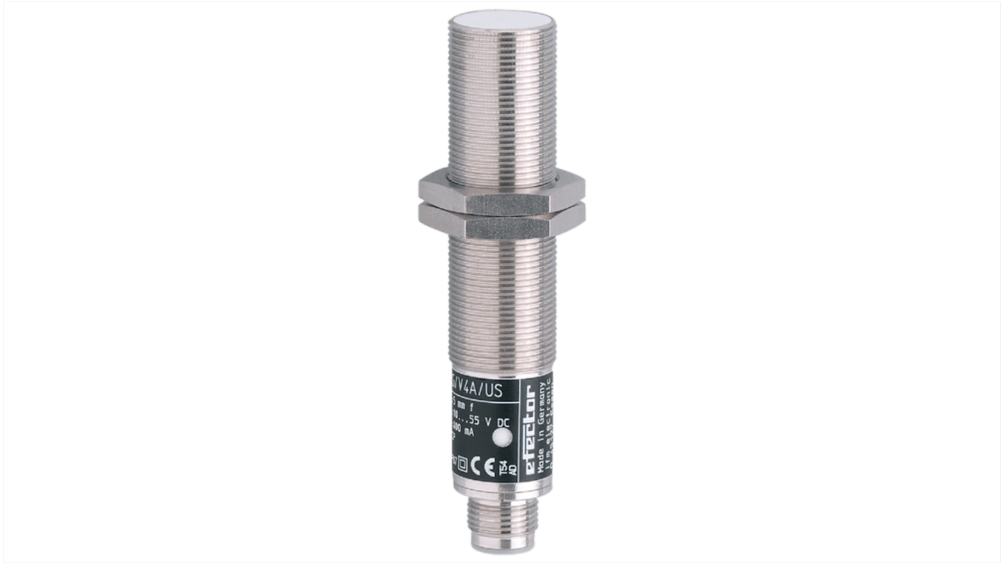Rs-Online Sensore di prossimità induttivo Cilindro filettato ifm electronic M18 rilevamento 5 mm 10 → 55 V dc