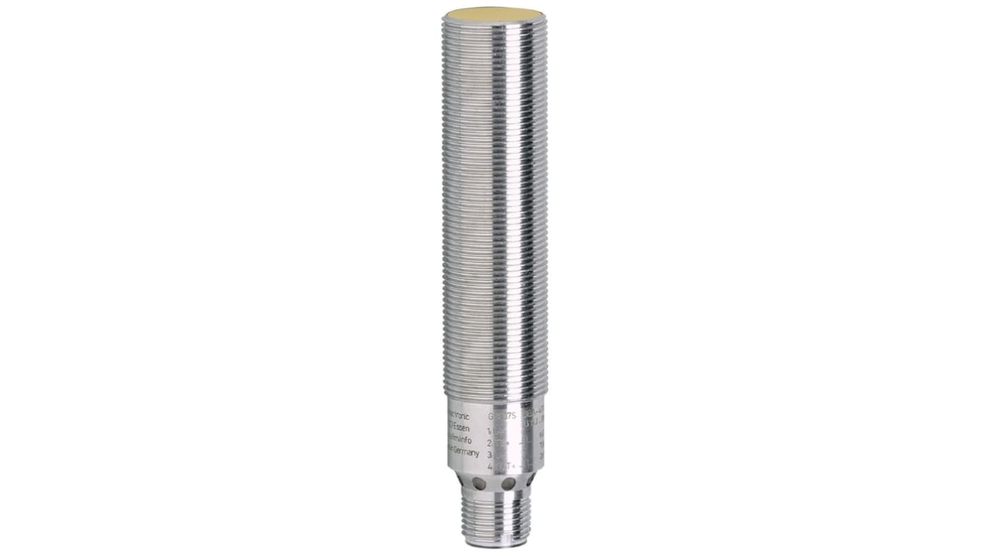 Rs-Online Sensore di prossimità induttivo Cilindro filettato ifm electronic M18 rilevamento 1 → 4 mm 19 2 → 30 V