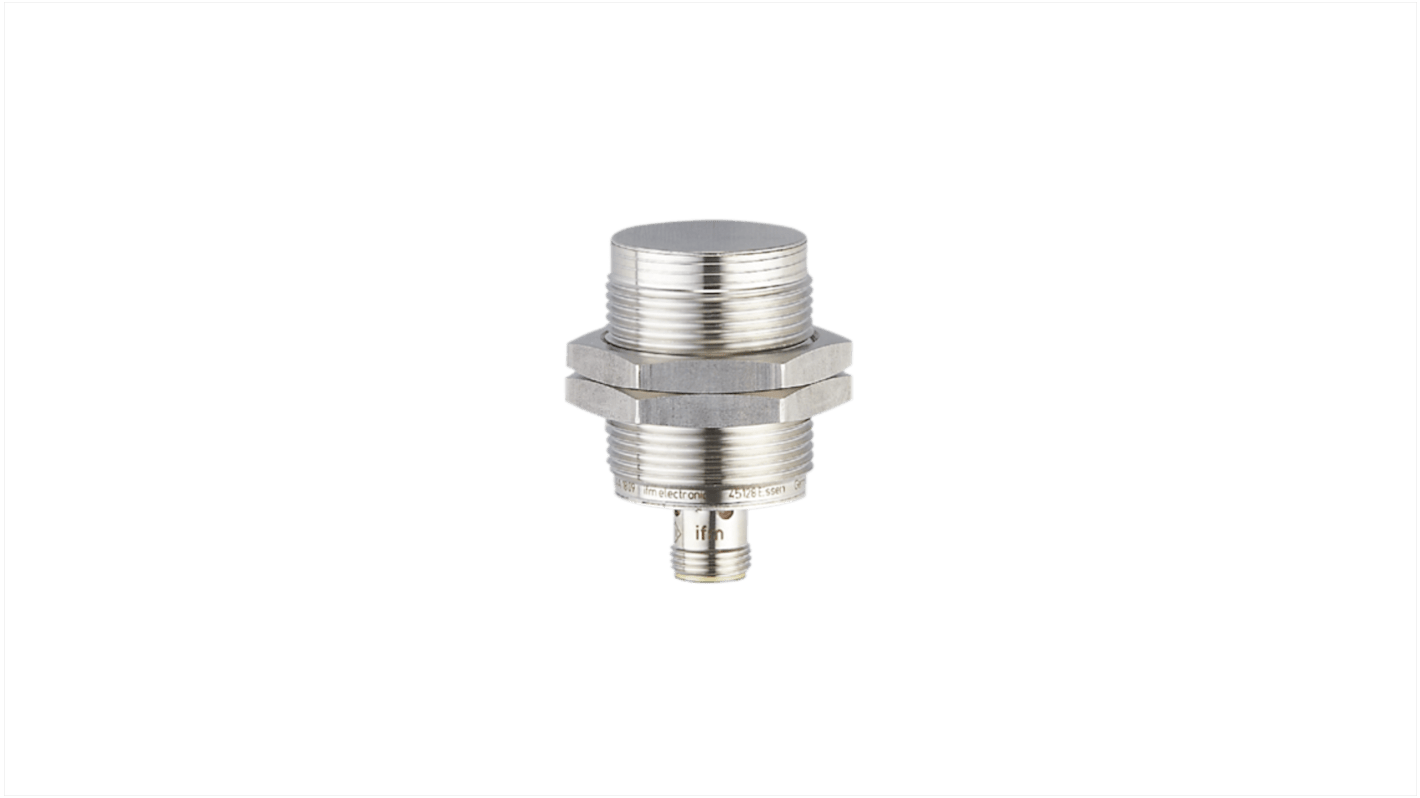 Rs-Online Sensore di prossimità induttivo Cilindro filettato ifm electronic M30 rilevamento 18 mm 10 → 30 V CC
