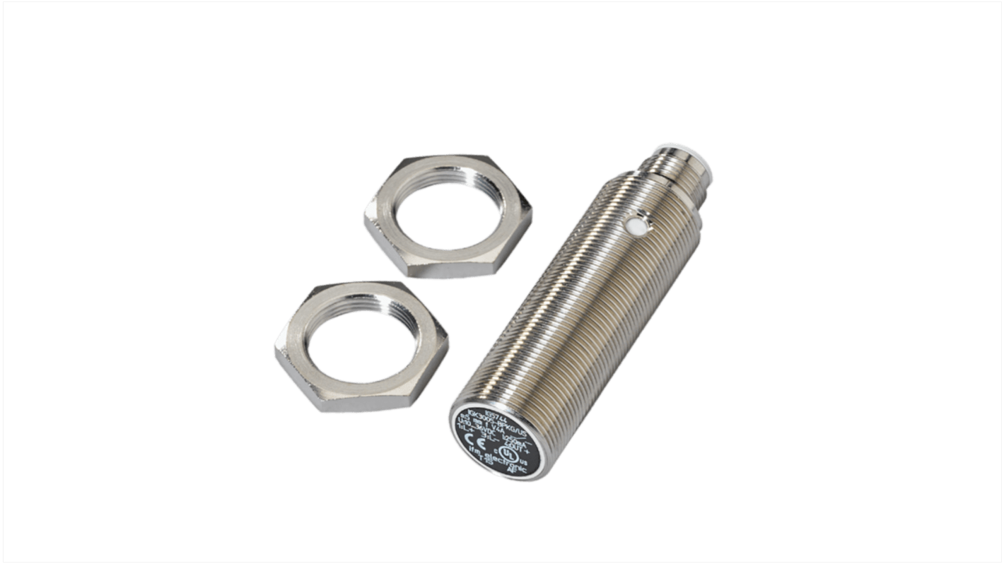 Rs-Online Sensore di prossimità induttivo Cilindro filettato ifm electronic M18 rilevamento 5 mm 10 → 36 V CC