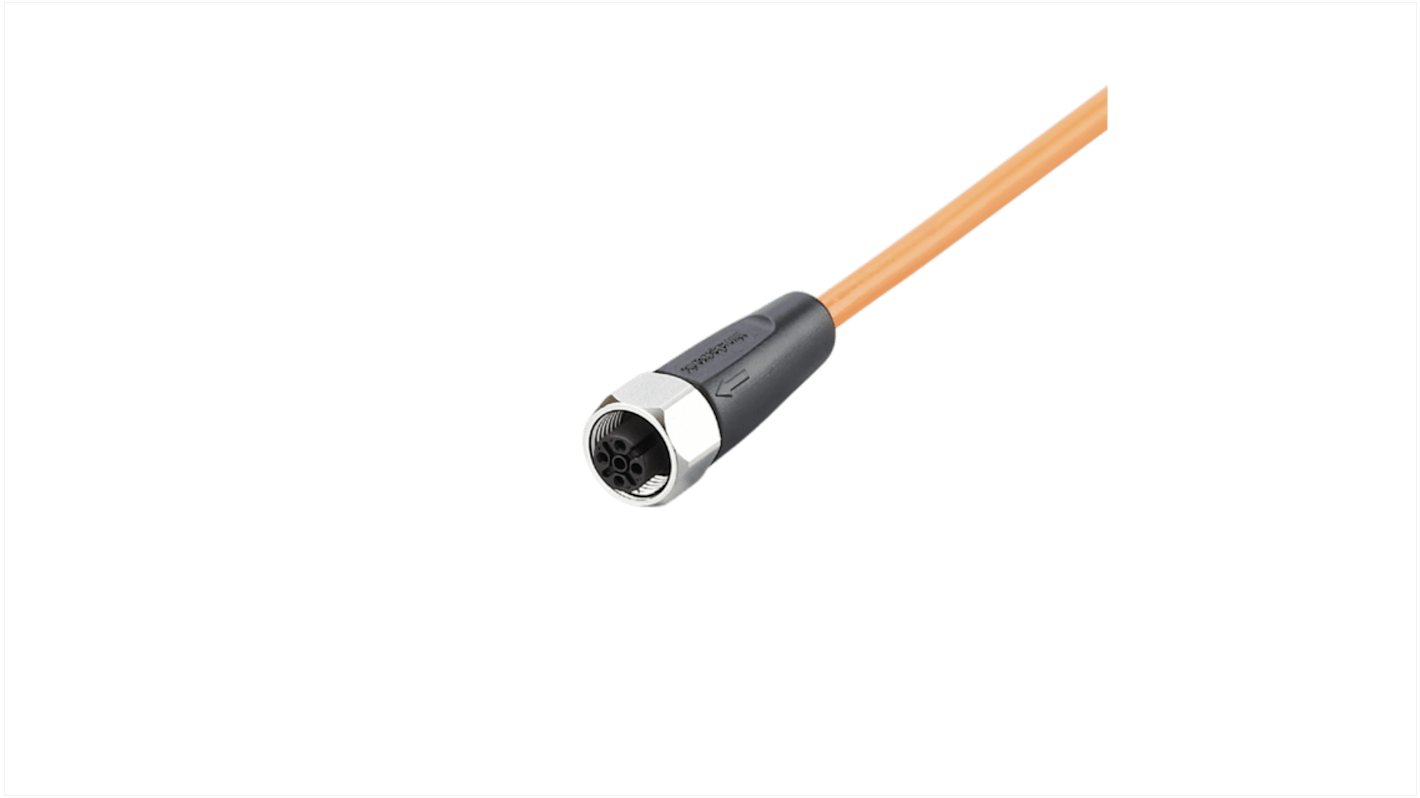 ifm electronic Straight Female 1 way M12 to Unterminated Sensor Actuator Cable, 10m