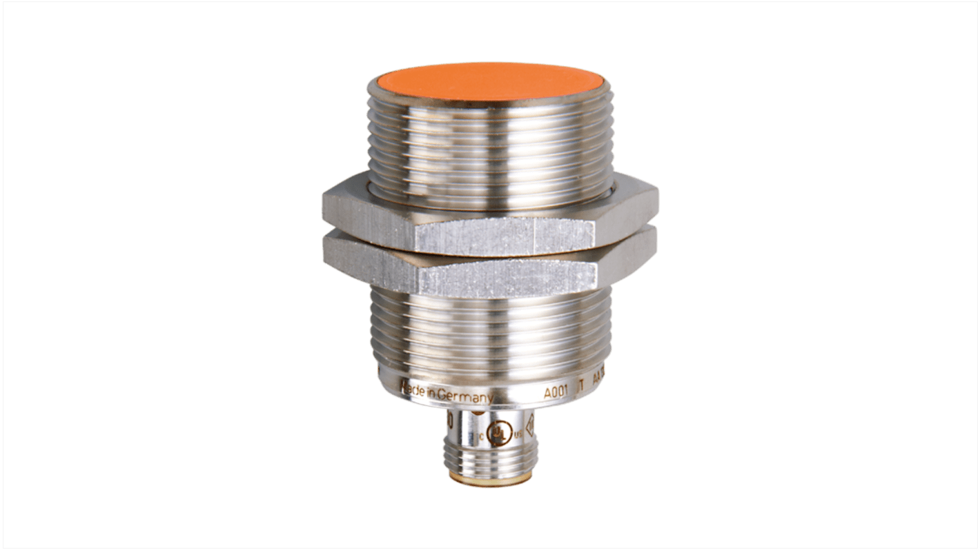 Rs-Online Sensore di prossimità induttivo Cilindro filettato ifm electronic M30 rilevamento 15 mm 10 → 30 V CC