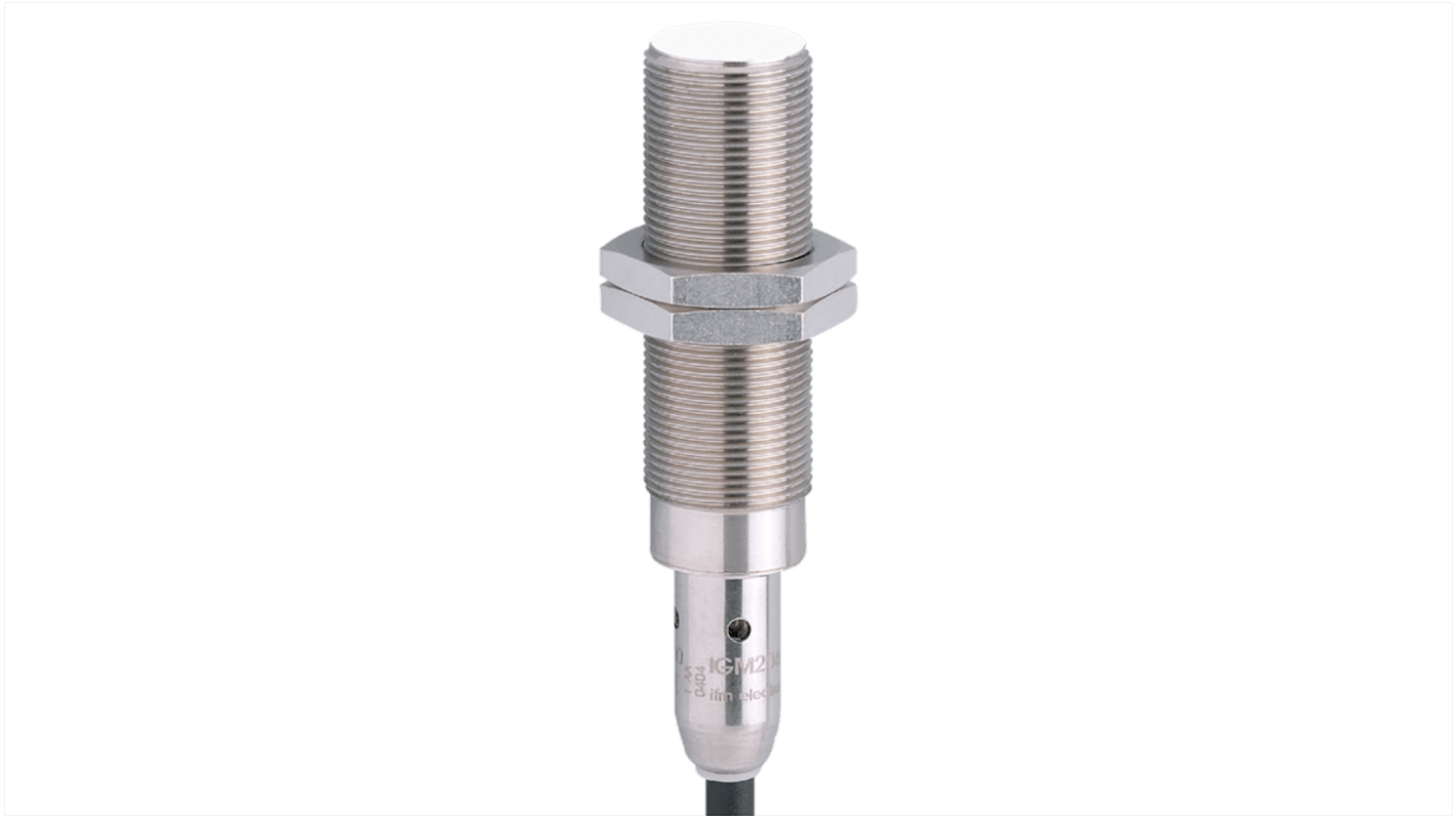 Rs-Online Sensore di prossimità induttivo Cilindro filettato ifm electronic M18 rilevamento 8 mm 10 → 60 V dc