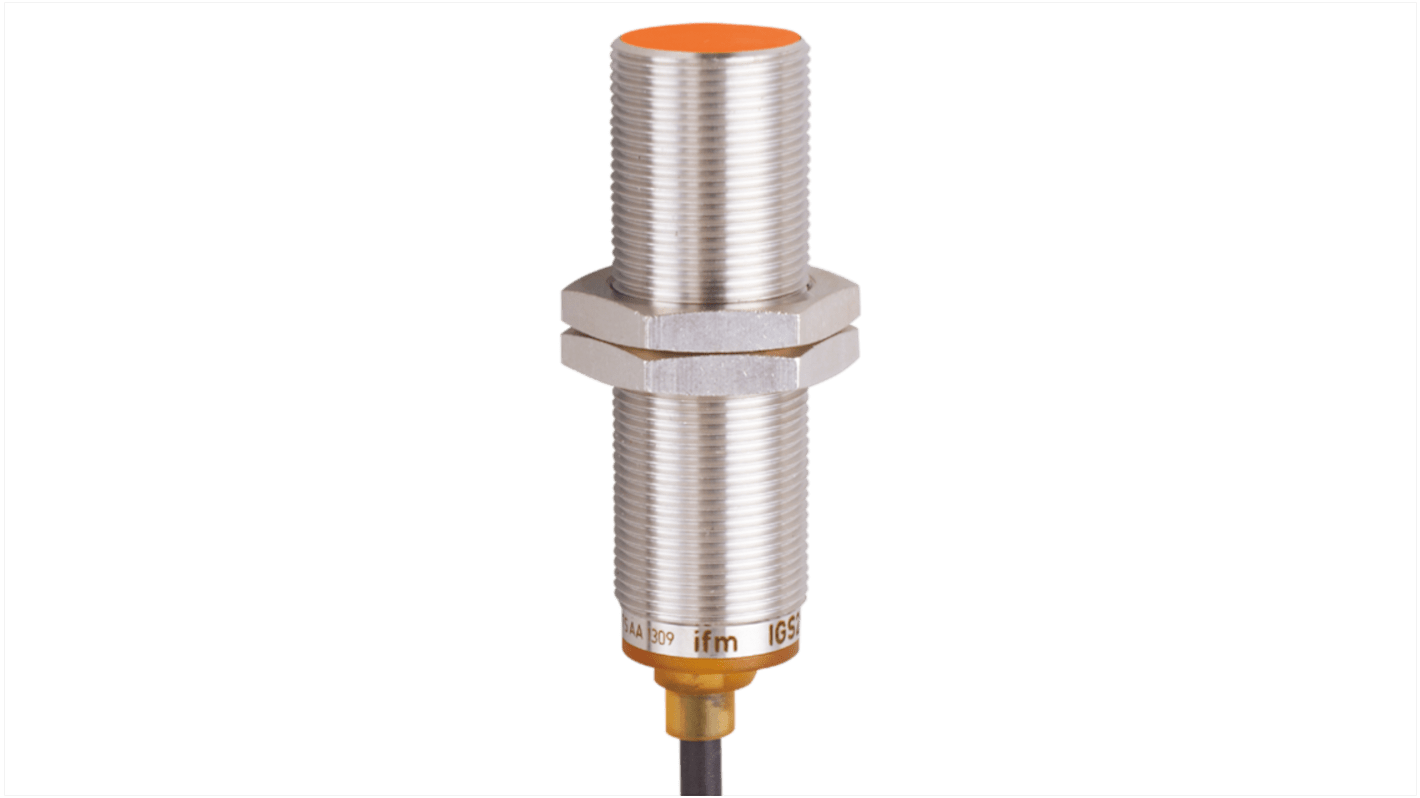 Rs-Online Sensore di prossimità induttivo Cilindro filettato ifm electronic M18 rilevamento 8 mm 10 → 30 V CC