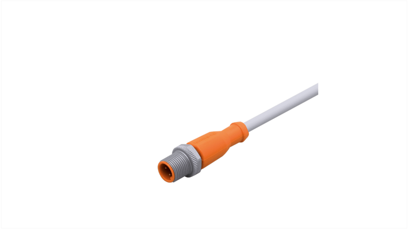 ifm electronic Straight Male 1 way M12 to Unterminated Sensor Actuator Cable, 5m