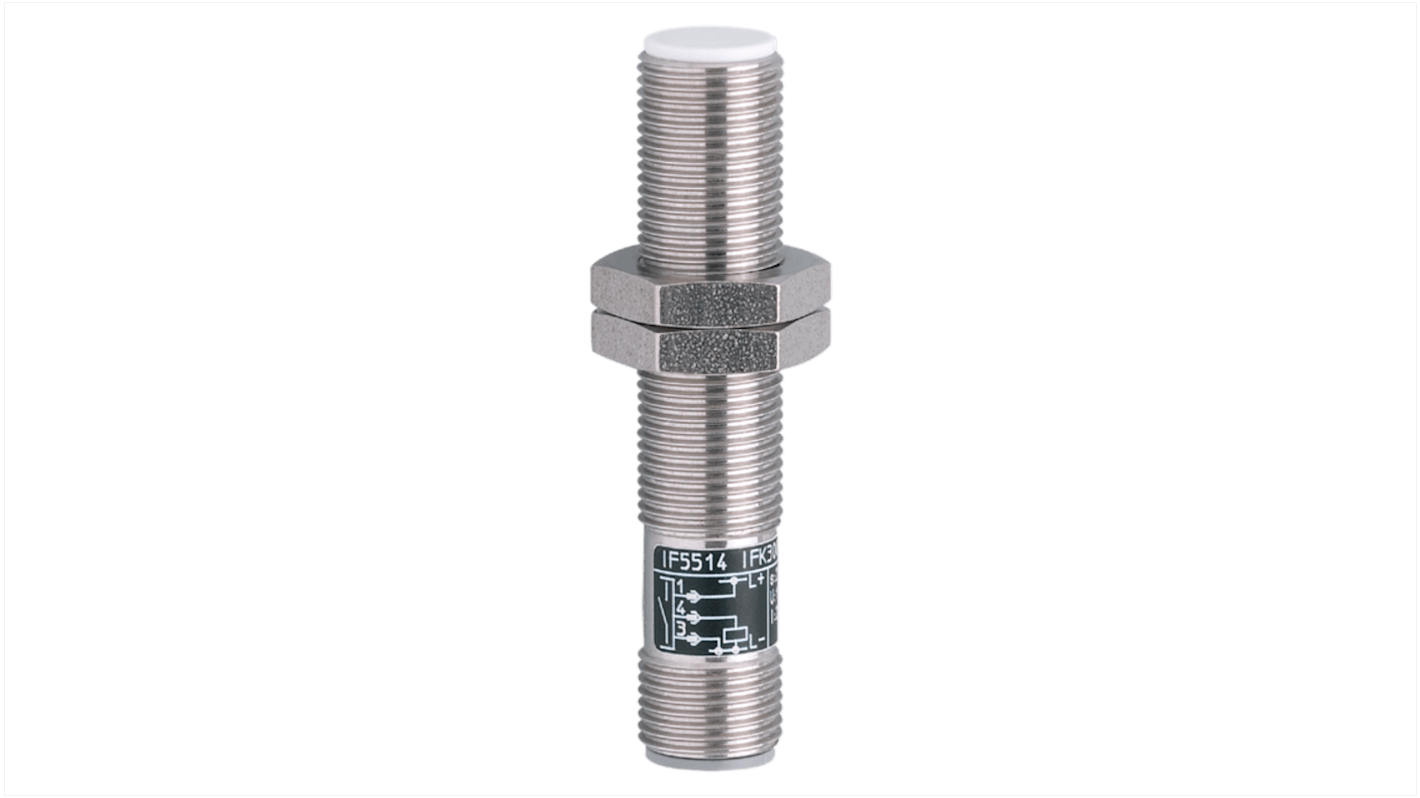 Rs-Online Sensore di prossimità induttivo Cilindro filettato ifm electronic M12 rilevamento 2 mm 10 → 36 V CC
