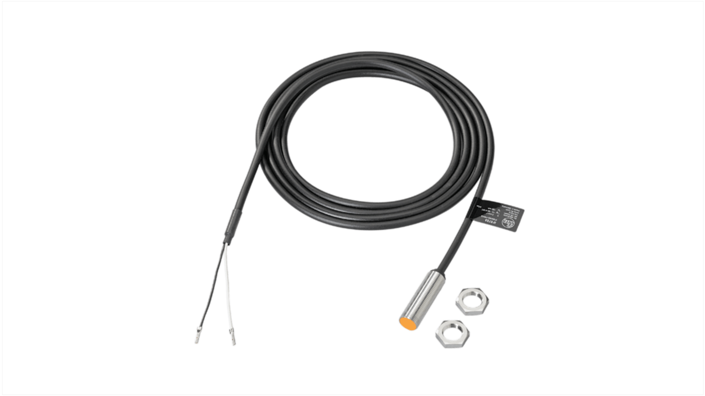 Rs-Online Sensore di prossimità induttivo Cilindro filettato ifm electronic M12 rilevamento 2 mm 10 → 36 V CC