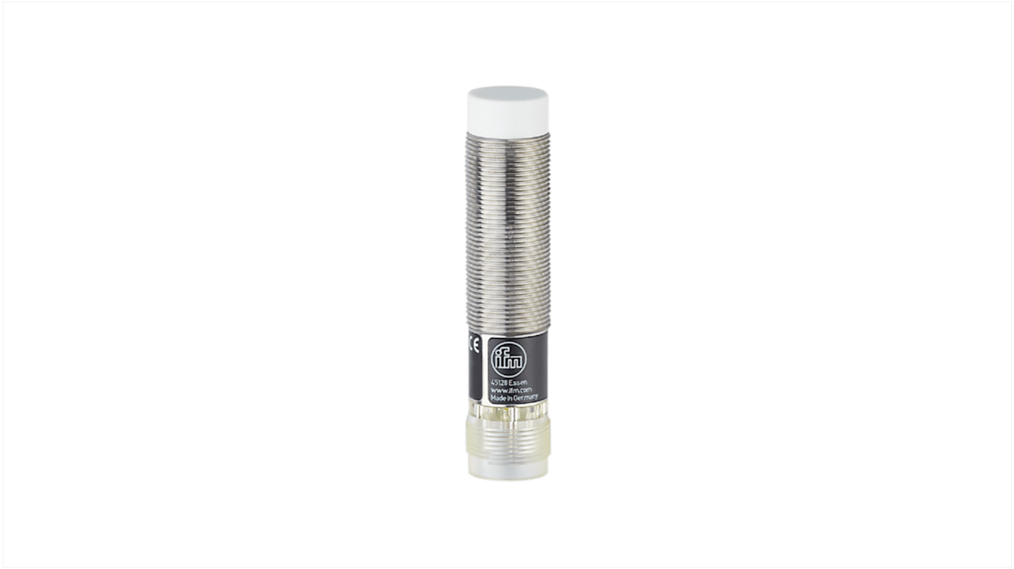 Rs-Online Sensore di prossimità induttivo Cilindro filettato ifm electronic M18 rilevamento 8 mm 20 → 250 V ca/cc