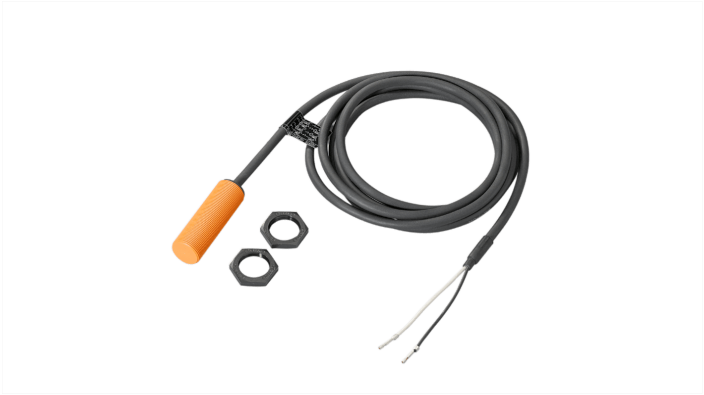 Rs-Online Sensore di prossimità induttivo Cilindro filettato ifm electronic M18 rilevamento 12 mm 20 → 250 V ca/cc