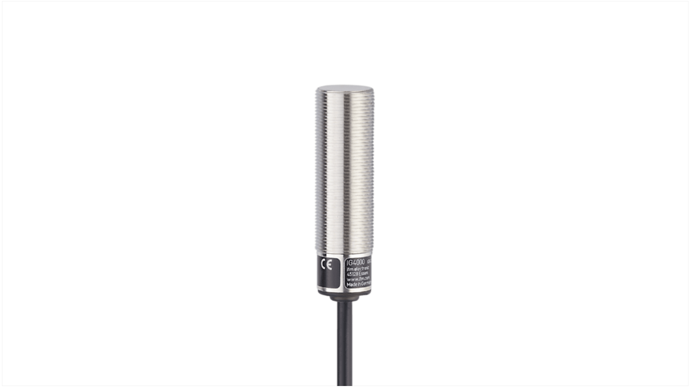 Rs-Online Sensore di prossimità induttivo Cilindro filettato ifm electronic M18 rilevamento 8 mm 20 → 250 V ca/cc