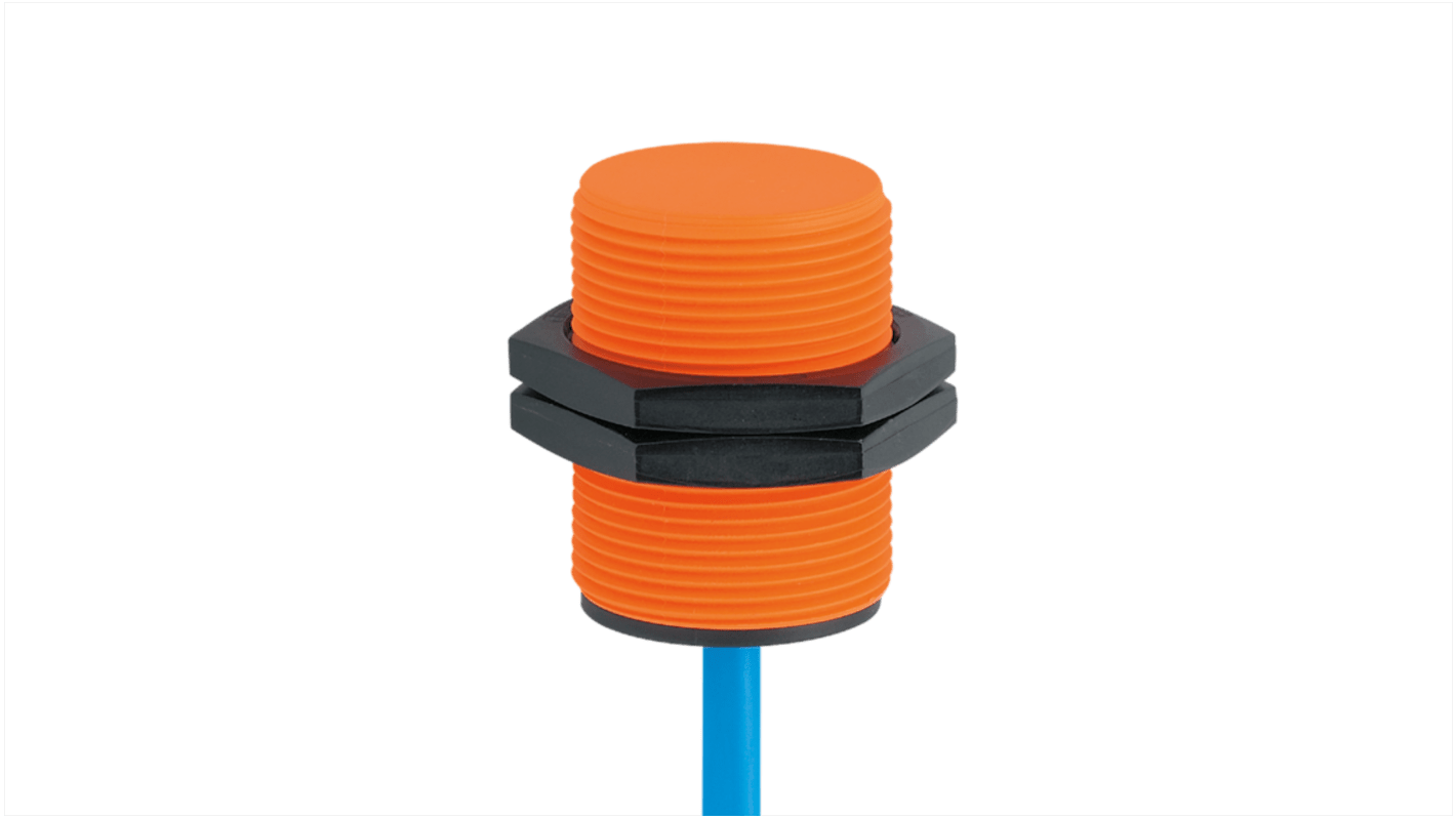 Rs-Online Sensore di prossimità induttivo Cilindro filettato ifm electronic M30 rilevamento 15 mm 7 5 → 30 V dc