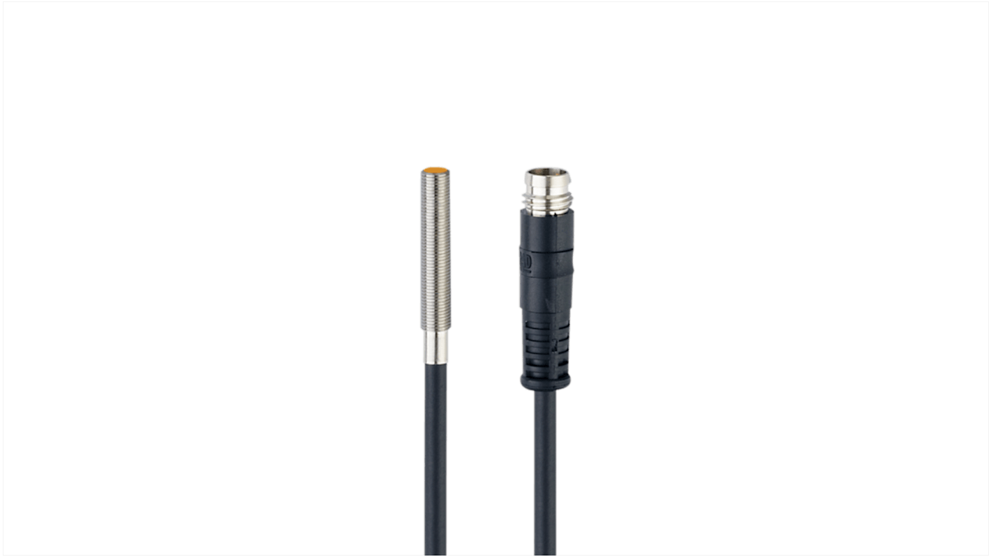 Rs-Online Sensore di prossimità induttivo Cilindro filettato ifm electronic M5 rilevamento 0 8 mm 10 → 36 V CC