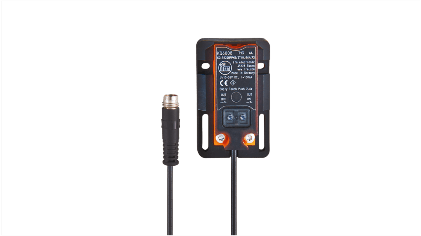 Rs-Online Sensore capacitivo rettangolare ifm electronic rilevamento 12 mm 10 → 30 V CC