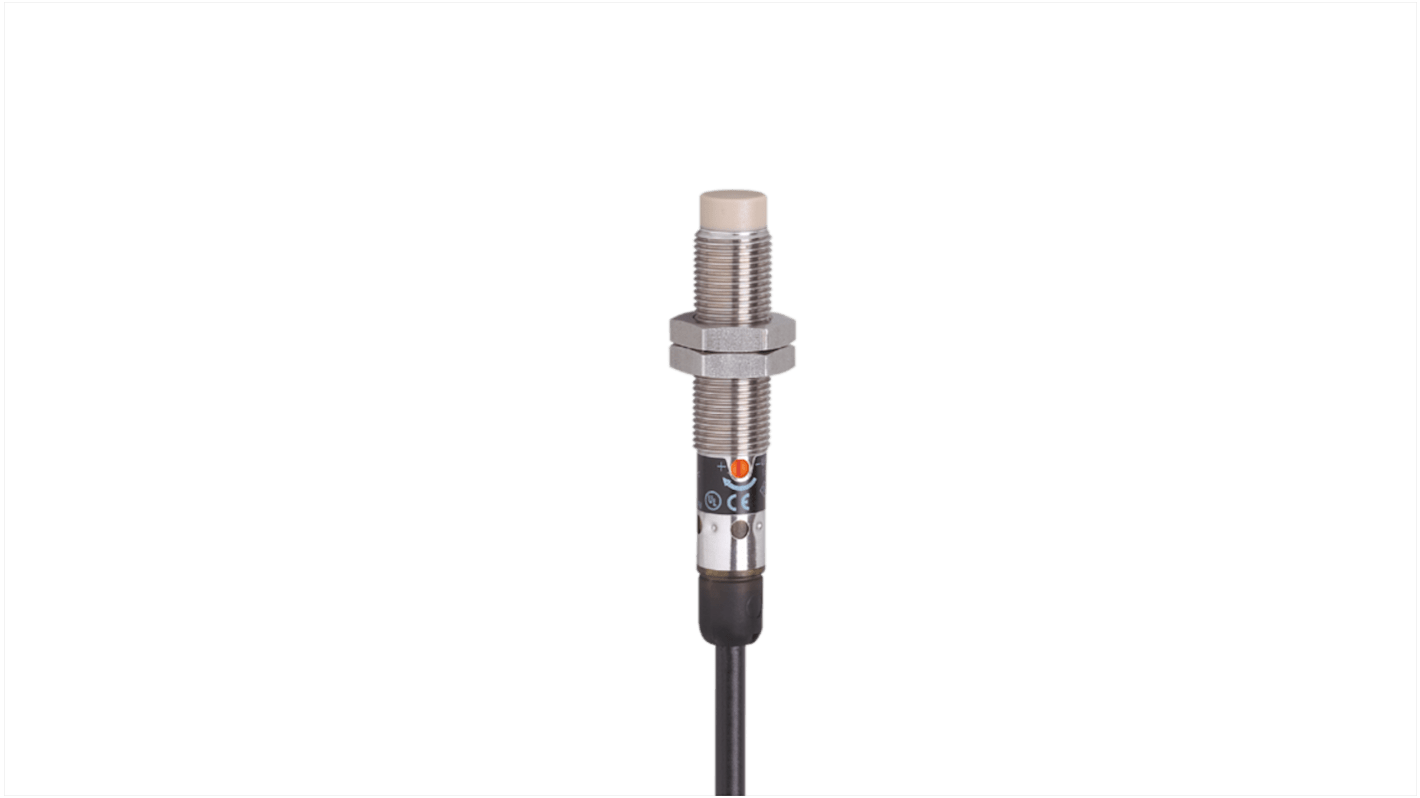 Rs-Online Sensore capacitivo Cilindro filettato ifm electronic M12 rilevamento 8 mm 10 → 36 V CC