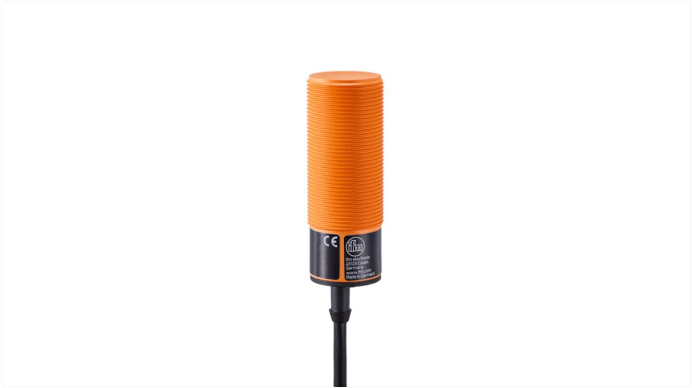 Rs-Online Sensore capacitivo Cilindro filettato ifm electronic M30 rilevamento 3 → 15 mm 20 → 250 V ca/cc