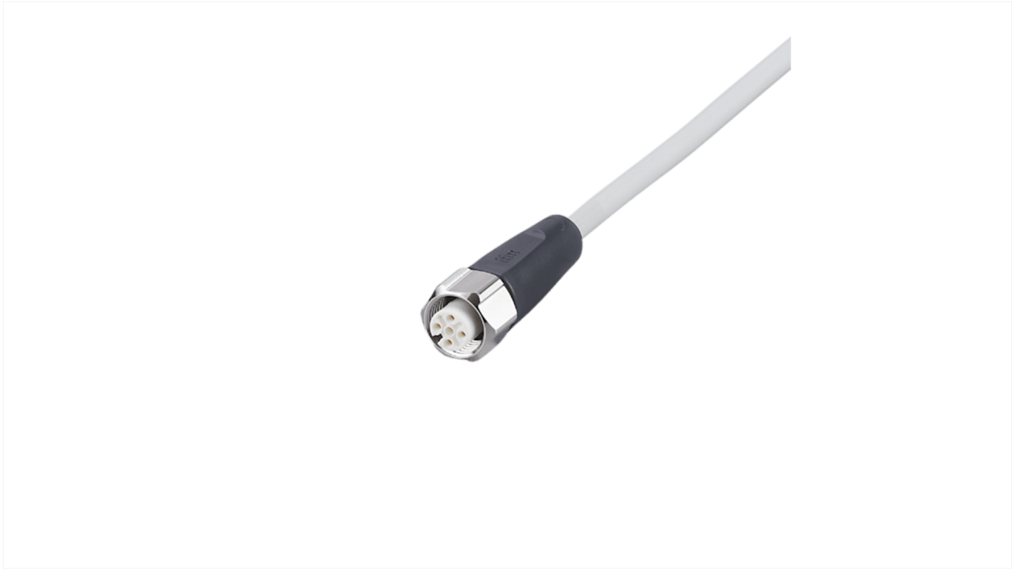 ifm electronic Straight Female 5 way M12 to Straight Female 5 way M12 Communication Cable, 25m