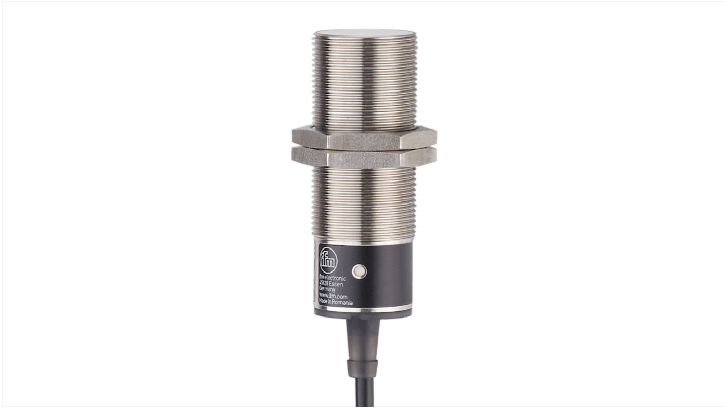 Rs-Online Sensore di prossimità induttivo Cilindro filettato ifm electronic M30 rilevamento 10 mm 20 → 250 V ca/cc