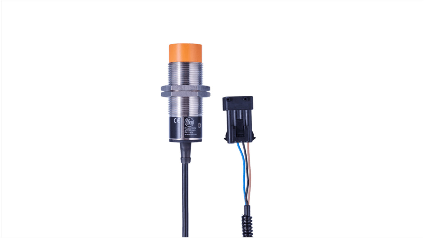 Rs-Online Sensore di prossimità induttivo Cilindro filettato ifm electronic M30 rilevamento 15 mm 10 → 36 V CC