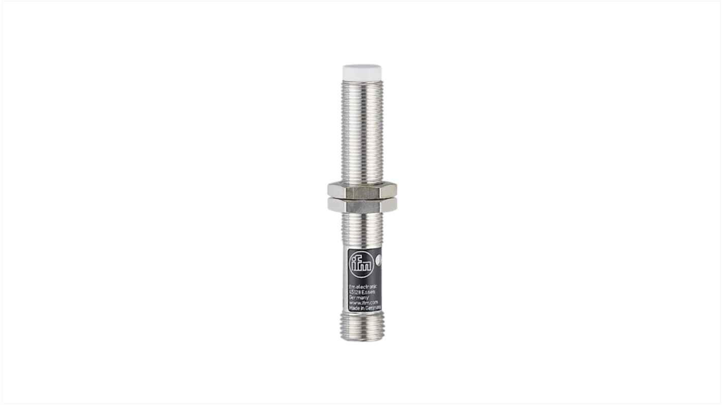 Rs-Online Sensore di prossimità induttivo Cilindro filettato ifm electronic M12 rilevamento 4 mm 20 → 250 V ca