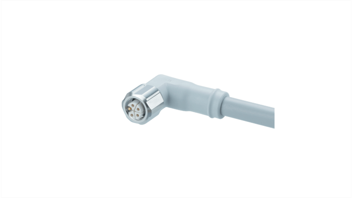 ifm electronic, Power, 5m 5 Core, Grey Modified Polyphenylene Ether MPPE Power Cable