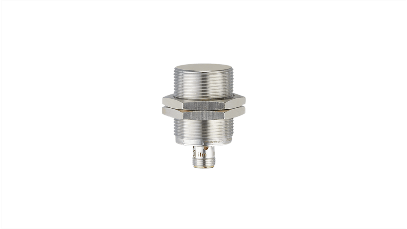 Rs-Online Sensore di prossimità induttivo Cilindro filettato ifm electronic M30 rilevamento 15 mm 10 → 30 V CC